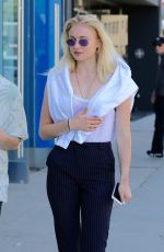 SOPHIE TURNER Out for Lunch in West Hollywood 06/13/2017
