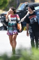 STELLA HUDGENS Out Shopping at Bed Bath & Beyond in Los Angeles 06/25/2017