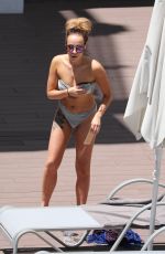 STEPHANIE DAVIS in Bikini on Vacation in Tenerife 06/10/2017