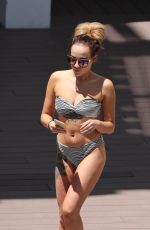 STEPHANIE DAVIS in Bikini on Vacation in Tenerife 06/10/2017
