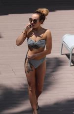 STEPHANIE DAVIS in Bikini on Vacation in Tenerife 06/10/2017