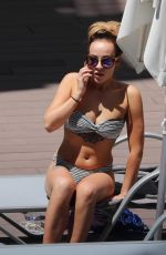 STEPHANIE DAVIS in Bikini on Vacation in Tenerife 06/10/2017