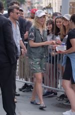 SUKI WATERHOUSE Arrives at AOL Studios in New York 06/21/2017