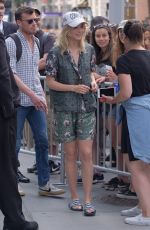 SUKI WATERHOUSE Arrives at AOL Studios in New York 06/21/2017