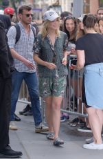 SUKI WATERHOUSE Arrives at AOL Studios in New York 06/21/2017