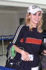 SUKI WATERHOUSE at LAX Airport in Los Angeles 06/20/2017