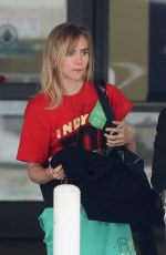 SUKI WATERHOUSE Makeup Free at Los Angeles International Airport 06/19/2017