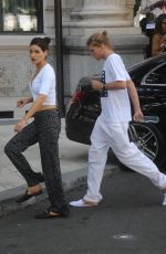 TAHNEE ATKINSON and Jordan Barrett Out Shopping in Milan 06/17/2017