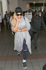 TAMAR BRAXTON at Los Angeles International Airport 06/06/2017