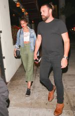 TAYLOR HILL Leaves Matsuhisa in Beverly Hills 06/17/2017