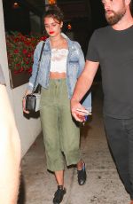 TAYLOR HILL Leaves Matsuhisa in Beverly Hills 06/17/2017