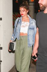 TAYLOR HILL Leaves Matsuhisa in Beverly Hills 06/17/2017