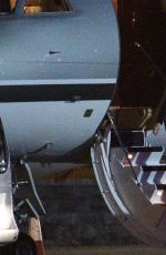 TAYLOR SWIFT Arrives at Luton Private Terminal 06/25/2017