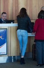 TERI HATCHER at Airport in Perth 06/27/2017