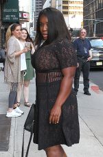 UZO ADUBA Arrives at Late Show with Stephen Colbert in New York 06/12/2017