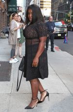 UZO ADUBA Arrives at Late Show with Stephen Colbert in New York 06/12/2017