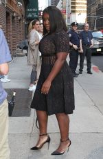 UZO ADUBA Arrives at Late Show with Stephen Colbert in New York 06/12/2017