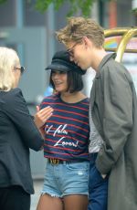VANESSA HUDGENS and Austin Butler Out in New York 06/23/2017