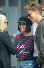VANESSA HUDGENS and Austin Butler Out in New York 06/23/2017