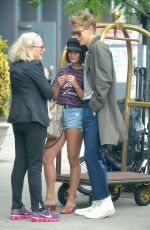 VANESSA HUDGENS and Austin Butler Out in New York 06/23/2017