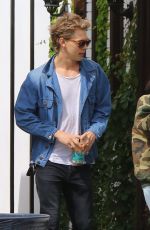 VANESSA HUDGENS and Austin Butler Out in Studio City 05/31/2017
