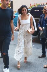 VANESSA HUDGENS Arrives at H&M Store in Times Square in New York 06/21/2017