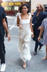 VANESSA HUDGENS Arrives at H&M Store in Times Square in New York 06/21/2017