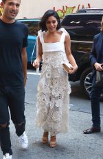 VANESSA HUDGENS Arrives at H&M Store in Times Square in New York 06/21/2017