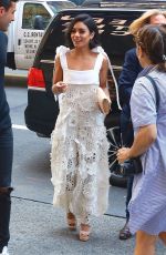 VANESSA HUDGENS Arrives at H&M Store in Times Square in New York 06/21/2017