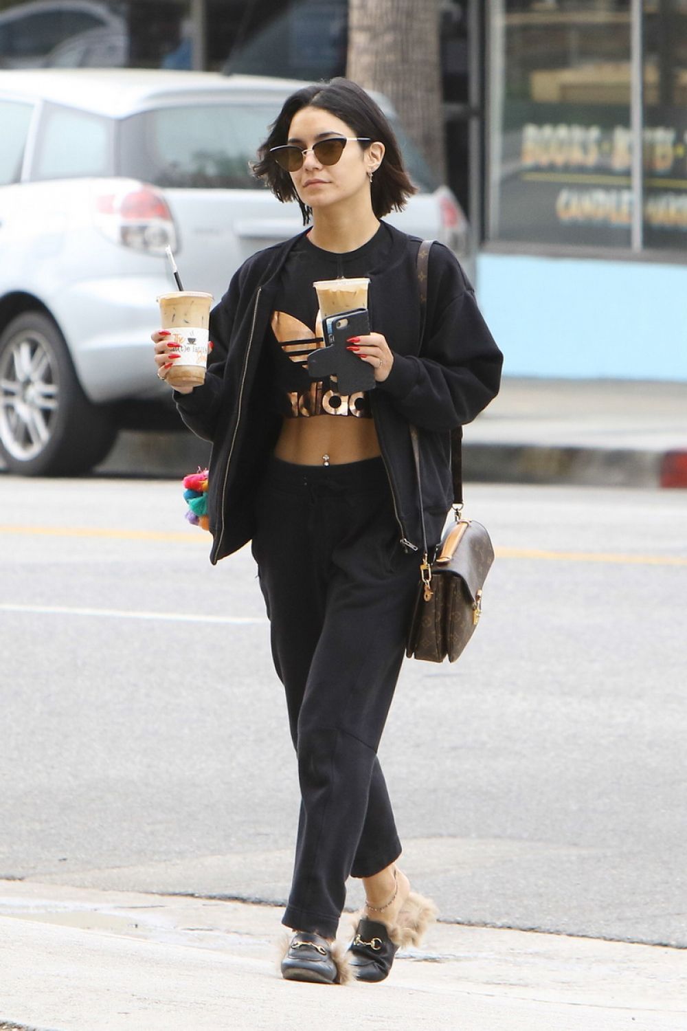 VANESSA HUDGENS Leaves Alfred VANESSA HUDGENS Leaves Alfred