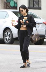 VANESSA HUDGENS Leaves Alfred