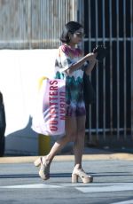 VANESSA HUDGENS Leaves Urban Outfitters in Los Angeles 06/09/2017