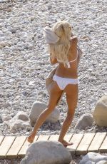VICTORIA SILVSTEDT in Bikini at a Beach in Ibiza 06/25/2017