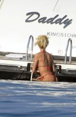 VICTORIA SILVSTEDT in Bikini at a Yacht in St. Tropez 06/18/2017