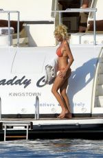 VICTORIA SILVSTEDT in Bikini at a Yacht in St. Tropez 06/18/2017