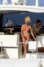 VICTORIA SILVSTEDT in Bikini at a Yacht in St. Tropez 06/18/2017