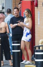 VOGUE WILLIAMS Enjoying a Cigarette Break in London 06/26/2017