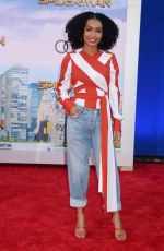 YARA SHAHIDI at Spiderman: Homecoming Premiere in Los Angeles 06/28/2017