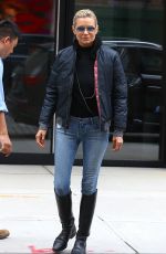 YOLANDA HADID Out and About in New York 06/05/2017
