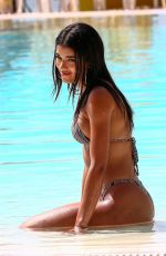 YOVANNA VENTURA in Bikini at a Pool in Miami 06/22/2017