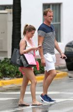 ZARA HOLLAND Out Shopping in Miami 06/20/2017