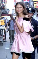 ZENDAYA COLEMAN Arrives at Good Morning America in New York 06/20/2017