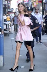 ZENDAYA COLEMAN Arrives at Good Morning America in New York 06/20/2017