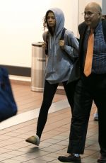 ZENDAYA COLEMAN at Los Angeles International Airport 06/26/2017