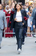 ZENDAYA COLEMAN Leaves Good Morning America in New York 06/20/2017