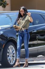 ZEO SALDANA in Jeans Out in Beverly Hills 06/26/2017