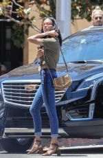 ZEO SALDANA in Jeans Out in Beverly Hills 06/26/2017