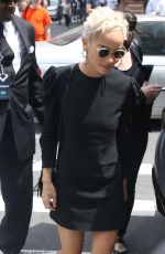 ZOE KRAVITZ Arrives at AOL Studio in New York 06/09/2017