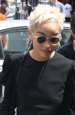 ZOE KRAVITZ Arrives at AOL Studio in New York 06/09/2017