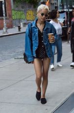 ZOE KRAVITZ Out and About in New York 06/09/2017